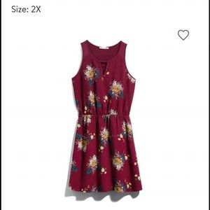 Stitch Fix 41 Hawthorne Red Floral Dress